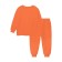 Suit for girls: sweatshirt and trousers, height 86 cm, orange color