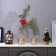 LED figure "Deer" 28 × 47.5 cm, metal, batteries AAX2 (not in the kit), glow warm white