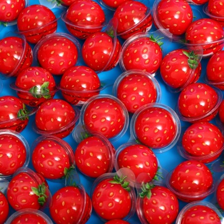 Chewing gum with sour filling “Brush Bubble! Strawberry balls ", 10 g-1