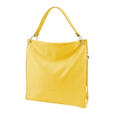 Female bag, artificial leather, yellow, 39x10x41 cm