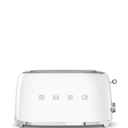 Toster SMEG TSF02WHEU, 1,500 watts, 2 compartments, 6 fry modes, defrosting, white