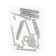 Luazon Kron-80 bracket, for TV, fixed, 14-42 ", 20 mm from the wall, black