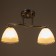 Chandelier 1084/2SL 40W E27 silver 42x15x23 cm Bayerlux