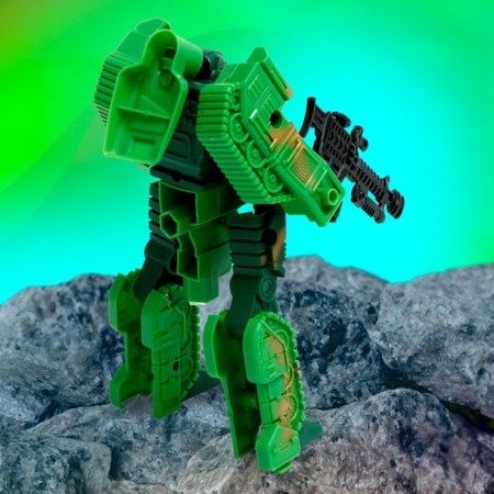 The set of robots "Tank battle" will be transformed, in the set 2 pieces-9