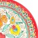 Largan Rishtan ceramics "Turkish pattern" 24.5 cm