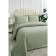 A set with a blanket "Roxalan", size 160x220 cm, 50x70 cm, olive color