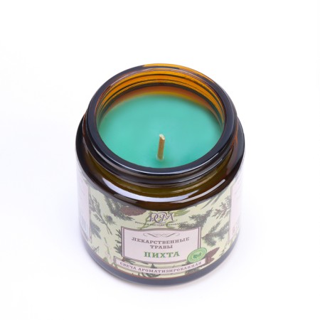 Candle in the jar flavored "fir", combustion time 15 hours-3