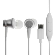 Headphones CB-53, wired, vacuum, microphone, 1 m, Type-C, White