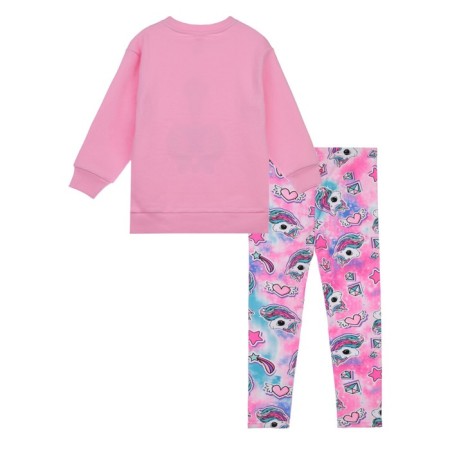 Set for girls: sweatshirt and leggings, size 116-5
