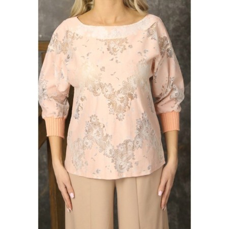 Female jumper, size 42, peach color-1