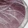 Glass of glass soup "Drachna", d = 21 cm, burgundy color