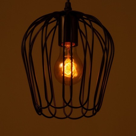 Lamp Bayerlux "Flower" 1x40W E27 black 20x20x120 cm.-3