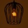Lamp Bayerlux "Flower" 1x40W E27 black 20x20x120 cm.