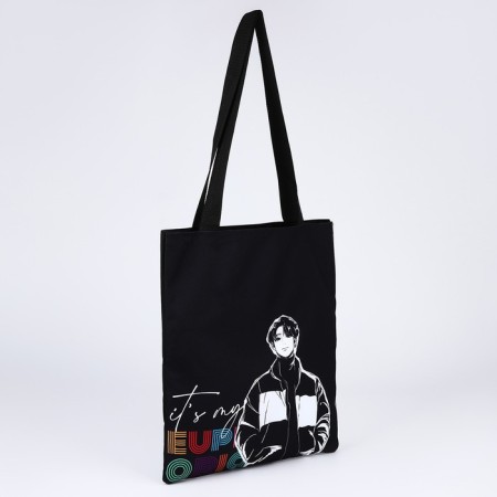 Bag Schoper "Korea", 35x0.5x40 cm, department without lightning, without lining, black-2