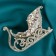 Jerk decoration "Shining glaze - Sani" 11x6.5 cm, gold