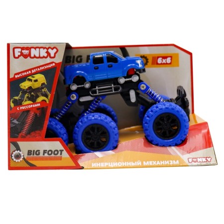 Inertial Funky Toys “SUV” machine, blue color-1