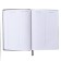 Leduced Diary A5, 160 sheets, Attomex. Orion, solid boumvinyl cover with foam, liesse, block 70 g/m2, black