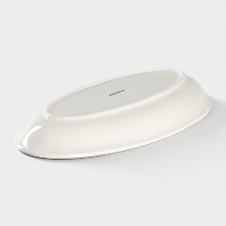 Bunny Dolyana dish, 28 × 14.5 × 3.5 cm, white color-3