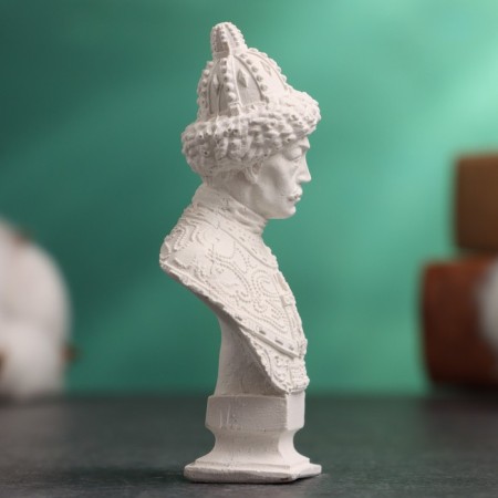 Bust "Tsar Alexei Mikhailovich" Bely, 4x2x7cm-3