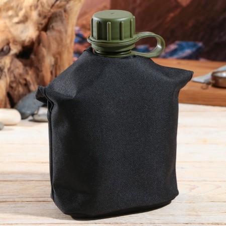 Flag "Commander", plastic 1 l, black-1