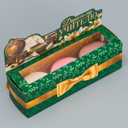 Box for Makarun confectionery, packaging "Dear Teacher", 18 x 5.5 x 5.5 cm-6