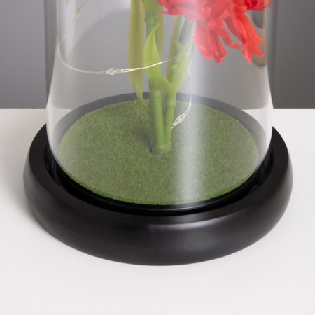 Night of "Cloves" LED red 3HAAA 10.5x10.5x22cm-3