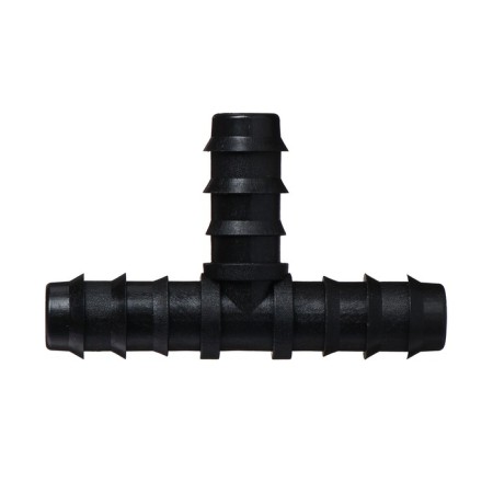 T-shaped tee, for a hose 1/2 "(12 mm), plastic