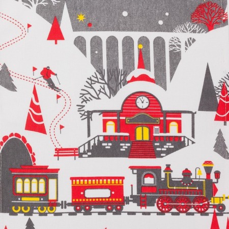 Kitchen towel "Fairytale travel" 35x60cm-3