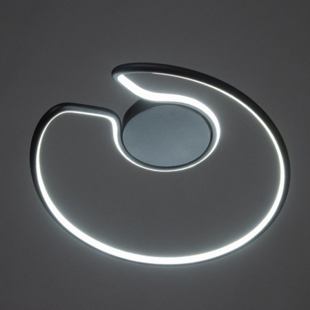LUSTER "Norvin" LED 40W 3000K Black 42x42x24 cm-2