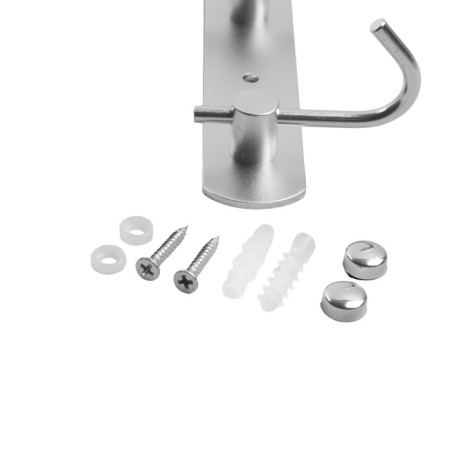 Cappio CVP004 hanger, metal, five -rose, matte chromium-5