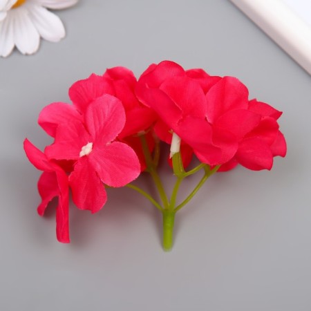 Flowers for decorating "hydrangea" bright pink 10x10 cm-2