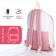 School backpack of textiles on lightning, 3 pockets, pink color