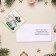 Mini-postcard "Happy New Year!" Symbol of the year, crown, 7 x 7 cm