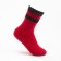 Women's socks, red/black color, rr 23-25 ​​(shoes 36-40)