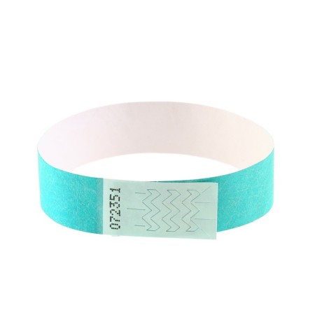 Paper control bracelet "Aqua" Tyvek 100 pieces-2