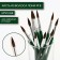 Brush for drawing from hair ponies Round No. 8 short handle