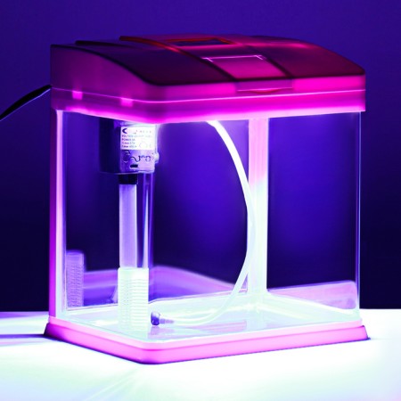 The Seastar HX-240F Aquarium includes: LED lamp, filter, 10 l, pink-10