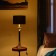 Lamp desktop "Steel" 1x60W, E27 golden-black 31x31x66 cm