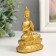 NECKE Polystone Gold "Meditation of the Buddha" 7x4.8x10.5 cm