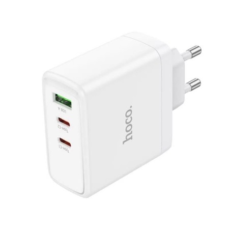 The N30, USB/2TYPE-C, 3 A, white-white network charger.-1
