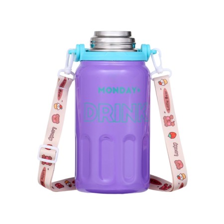 Thermos, 1 l, Coffee Cup, retains heat 10 hours, purple-6