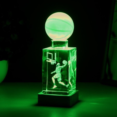 Night Basketball player LED 1W USB 6x6x14.5cm-4