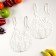 ALOSKA wicker bag 38 cm, handle 15 cm, cell 2 cm, set 2 pcs, durable nylon