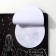 Magnet with a block for records "And why does she like drops of milk so much?" 13.8x13.1 cm