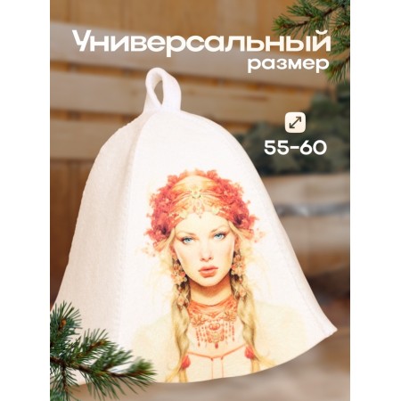 Bath cap "Russian beauty"-2