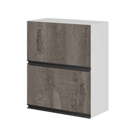 Cabinet hinged with 2 lifting dv Noktyurn 600x300x720 white/dark concrete/anthracite