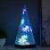 Star Pyramid nightlight Led RGB from 3AAA USB 9x9x26.5cm
