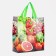 Household bag without fastening, green color/multi -colored