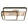 Luer with DPD "Simp" LED 130W black and white 50x50x10 cm Bayerlux