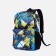 School backpack from lightning textiles, external pocket, blue/yellow color
